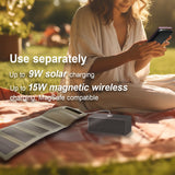 innowa 2-in-1 Solar Power Bank Wireless Charging set